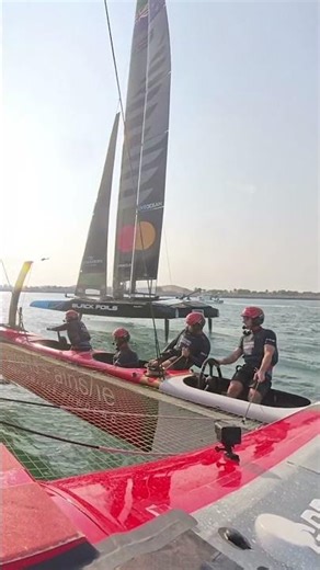POV: You're onboard Emirates GBR at the start of the $2M Grand Final Race! #SailGP #sailing #racing