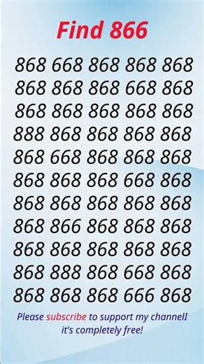 ⚽️ FIND 866 ⚽️ | NumberRiddles! 😱#math #shorts #puzzle