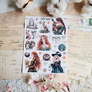 Buy Celtic Magic Stickers/fantasy Stickers/matt Vinyl Sticker Sheet Online in India - Etsy