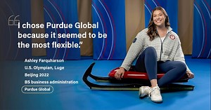 U.S. Olympic luge slider Ashley Farquharson (Farquharson Luge) shares how she’s expanding her horizons, thanks to Guild and the Team USA Learning Network, with a business degree from #PurdueGlobal. 🧑‍💻 Find out why she chose Olympic training over college and why she wants to earn a degree now, years later. Read her story now: https://purdue-global.com/42JDCll. | Purdue Global