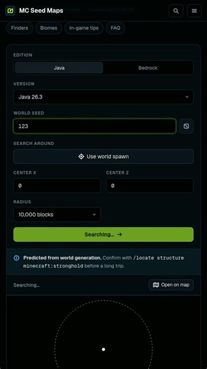 Find Your Stronghold in 30 Seconds — Zero Eyes Wasted