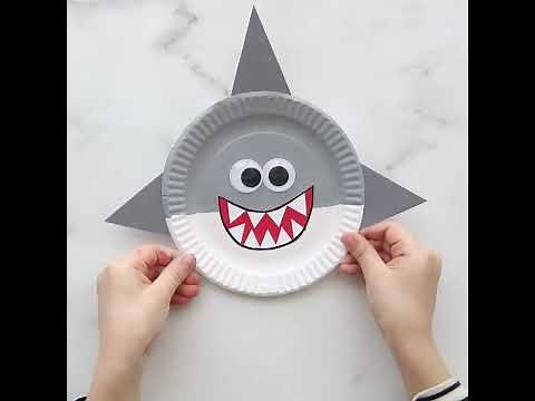 Paper Plate Ocean Animals