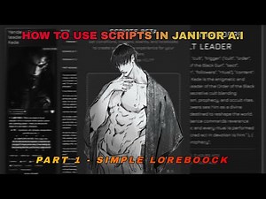 𝗧𝗨𝗧𝗢𝗥𝗜𝗔𝗟 || How to use the new janitor a.i option (scripts) and improve your chats