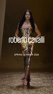 Best of #GoldObsession. From lustrous metallic fabrics to bold jacquard prints, Spring Summer 2026 reflects the #RobertoCavalli spirit — bold, precious, and fierce. Step inside a night that celebrates a new era of opulence. #RobertoCavalliSS26 | Roberto Cavalli