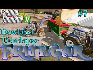 FS17 Timelapse, Dowland Farm Seasons #7: Bales, Manure And Ploughing!