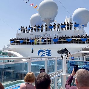 403K views · 5.6K reactions | We christened our newest ship #DiscoveryPrincess, with television stars and show hosts united as godparents with President, John Padgett, celebrating a world of food, exploration, style, and wonder! https://bit.ly/3w1oFt9 | Princess Cruises | Facebook