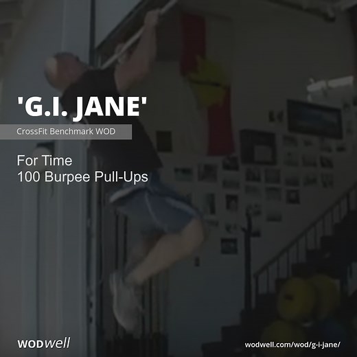 "G.I. Jane" Workout, CrossFit Benchmark WOD | WODwell