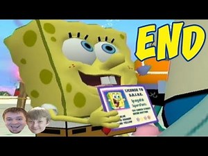 SpongeBob's Boating Bash - ENDING - Final Boss Seymour Scales