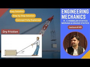 Friction Exercise Problems Lec 45 #dryfriction #engineeringmechanics