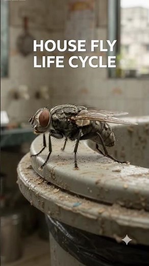 Ever wondered how quickly a house fly 🪰develops? 👀#HouseFlyLifeCycle #HouseFly #FlyLifeCycle