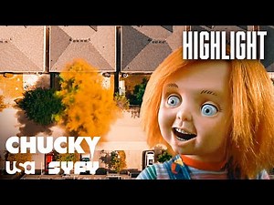 Chucky Detonates a Bomb in the House | Chucky TV Series (S2 E1) | SYFY & USA Network