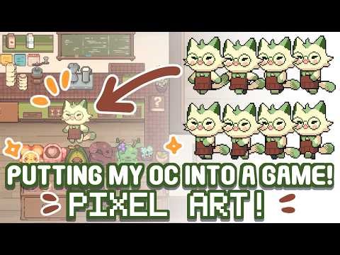 Let's Add my OC into a Pixel art Game! 👾