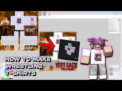 Ro-Wrestling Tutorial (How To Make Wrestling Merch On Roblox)