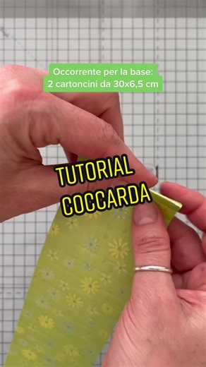Tutorial: Come Fare una Coccarda Origami con Cartoncino