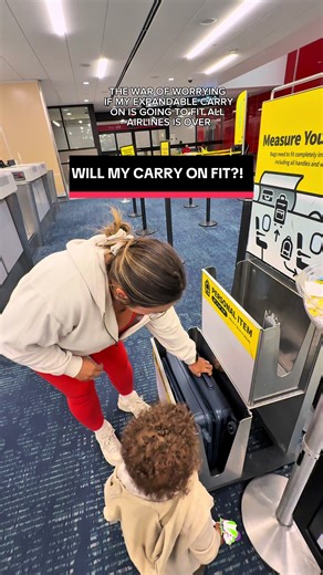 The war is over!! Those days of not knowing if your expandable carry on suitcase will fit the size requirements for an airplane ends now! This carry on expandable suitcase passed the test when I took it to the airport. Now we don’t have to worry when booking our next flight or vacation if our carry on will fit in the overhead bin, such peace of mind 😅 @4MYTU has quickly become my favorite luggage I reach for every time I need to go somewhere. And to know now the worry, especially as a mom, if m