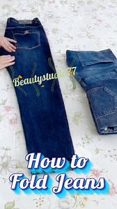 Genius Jeans Folding Hacks! Organize Like a Pro ✨👖 #JeansFolding #OrganizationHacks #shortsreels Genius Jeans Folding Hacks! Organize Like a Pro ✨👖 Tired of messy jeans piles? Learn this quick and stylish jeans folding trick to save space and keep your wardrobe neat! Try it now! 🔹 More folding hacks ➡ [https://youtube.com/playlist?list=PLJZqfgF-Sx8lnr5r1eX30h_ARFf28tcfn&si=4T0CAok1Ovs2piAd] 🔹 Subscribe for smart organizing tips! 🛎 @beautyStudio77 #jeansfolding #organizationhacks #shorts Vin
