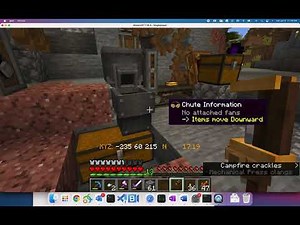 Minecraft Create Mod bug - Basin feeding into chute displays two items if chute has a window