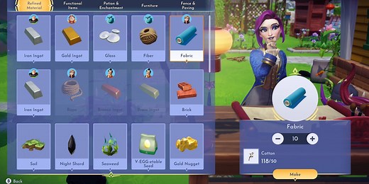 How to Craft Cloth (Fabric) - Disney Dreamlight Valley Guide - IGN