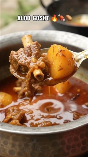 Aloo Gosht Recipe 🔥🍖🥔 Rich & Tender Mutton Curry