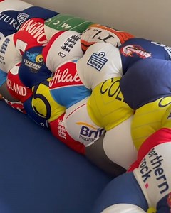 128K views · 5.9K reactions | Paul Collingwood has had a sofa made out of his old cricket shirts  (: paulcollingwood5 / IG) | ESPNcricinfo | Facebook