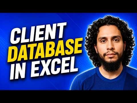 Create an Excel Database & Data Entry Form with VBA + Copilot AI