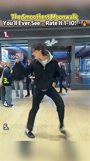 The Smoothest Moonwalk Ever – Your Score 💯 ❓ #Moonwalk #MichaelJackson #shorts