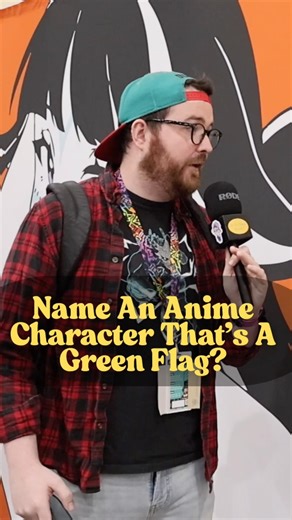 Who’s an anime character that’s a green flag? #streetinterview #convention #animeinterview