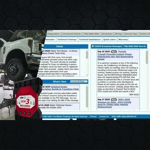 ⚙️ Ford PTS - Diagnostic Service Info (Setup Example) #forddiagnostics #fordrepair