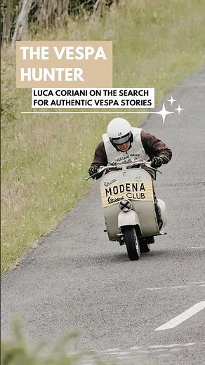 Luca Coriani „The Vespa Hunter“ Talks About his Passion