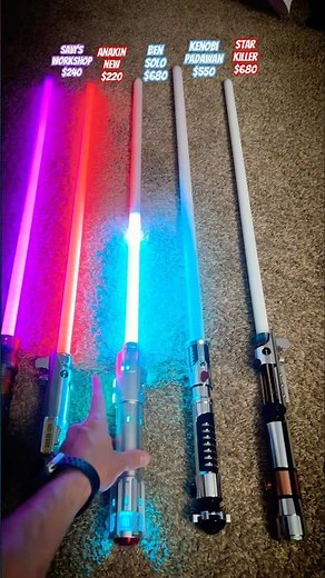 Disney VS Neopixel Lightsabers!