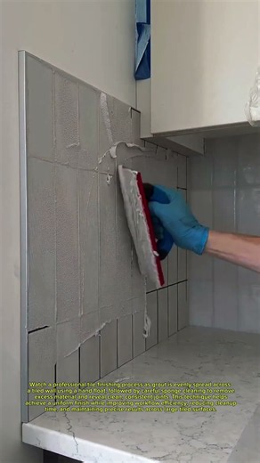 Precision Tile Grouting Process