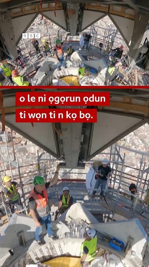 Èyí ni ilé ìjọsìn tó ga jùlọ ní gbogbo àgbáyé. Láti ọgọ́rùn ún ọdún sẹ́yìn ni wọ́n ti ń kọ́ ilé ìjọsìn Sagrada Família Expiatori ní Barcelona,Catalonia, orílẹ̀èdè Spain https://www.bbc.com/yoruba | BBC News Yoruba
