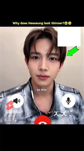 Why is Heeseung getting thinner?😭🥺#enhypen #heeseung