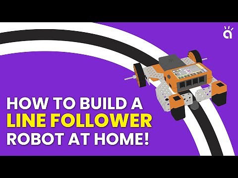 How to Build a Line Follower Robot at Home | DIY Robotics for Kids
