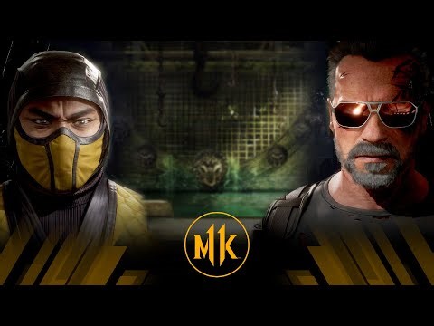 Mortal Kombat 11 - 'Klassic' Scorpion Vs The Terminator (Very Hard)