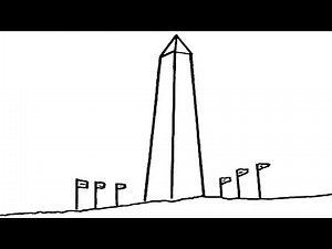 How to Draw the Washington Monument - Step by Step Easy Tutorial
