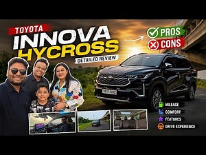 Toyota Innova Hycross Driving Experience || Comfort Mileage Detailed Review || Better Living