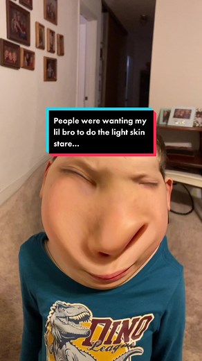 Sibling Goals: Trying the Light Skin Stare Filter with My Brother