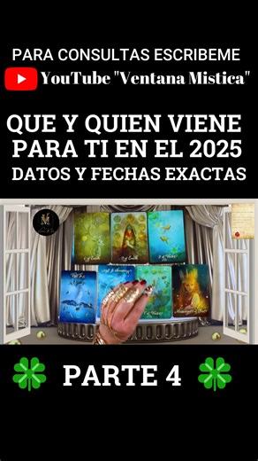 36K views · 1K reactions | PARTE 4-2025 QUE Y QUIEN LLEGA A TI. FECHAS Y DATOS EXACTOS❗ ❗LECTURA DE TAROT❤️ CARTAS AMOR❤️ En Youtube puedes encontrar la Lista de Reproduccion de los TestiMonios de viva voz de las personas que ya han tenido una Consulta en Video Llamada con Gabriela Zaz. Contactanos por medio de Whats App +52 56 1922 8473 | Ventana Mistica | Facebook