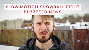 125K views · 852 reactions | A New York filmmaker made the best of the recent blizzard, and captured a snowball fight in slow-motion! | BuzzFeed News | Facebook