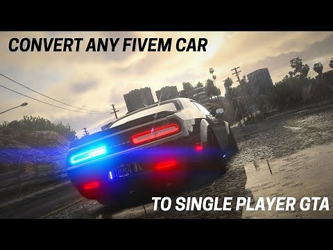 LSPDFR! Convert any FIVEM car to singleplayer and convert any Non-ELS cars to ELS