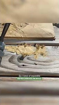 Repair Damage On Wood
