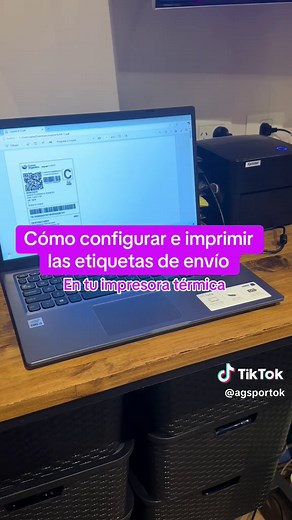 Cómo imprimir etiquetas de envío con impresora térmica