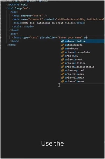 Autofocus Input Field in React & HTML | Simple Frontend Hack