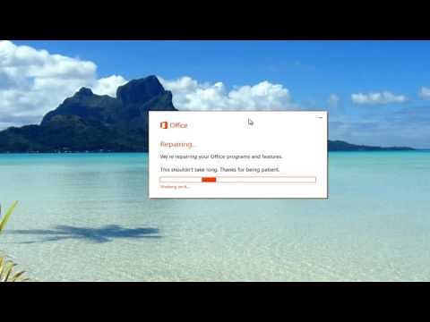 How To Repair Microsoft Office Installation Suite