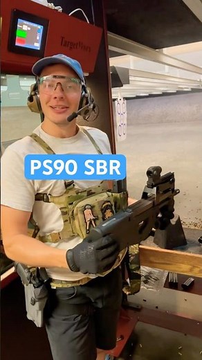 FN PS90 SBR Shooting #shorts