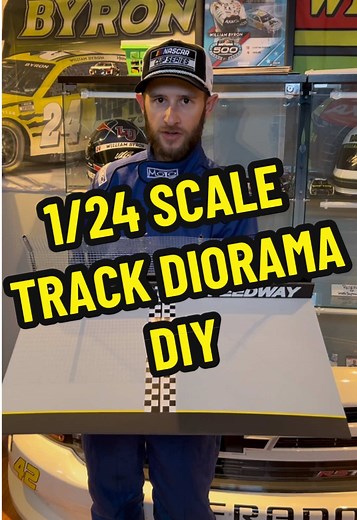 DIY 1/24 Scale NASCAR Track Diorama Tutorial