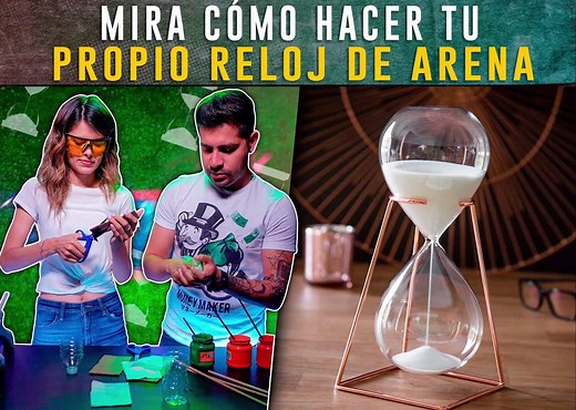 182K views · 1.7K reactions | Los chicos del team la pasaron increíble haciendo su propio reloj de arena. Es muy fácil y divertido. Sigue los pasos y disfrútalo. | Badabun | Facebook