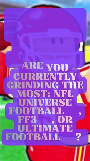 How to Get The Ultimate Universe Football & FF3 Script! 🤫🏈 (No Key GUI) #roblox #nfl #ff3 #gaming