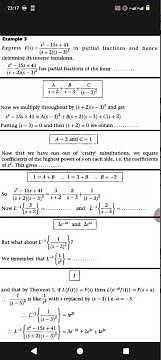 Inverse Laplace Transforms involving Partial Fractions with Repeated Linear Factors -Solved Example.